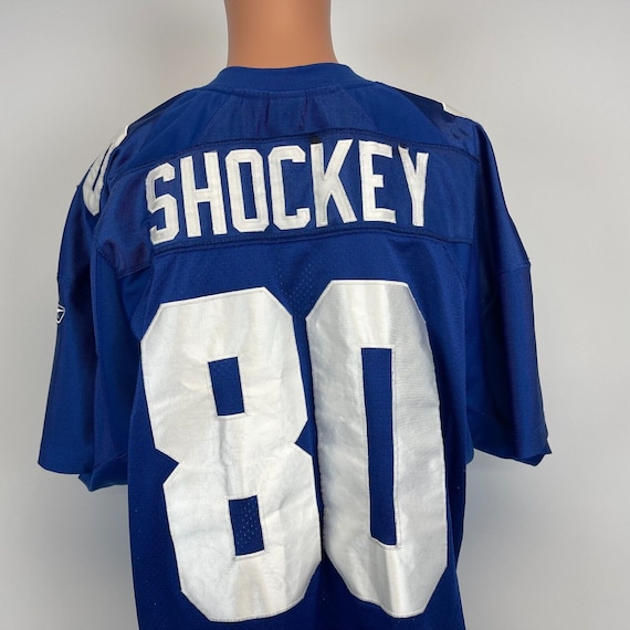 Reebok Authentic Jeremy Shockey New York Giants Home Jersey 