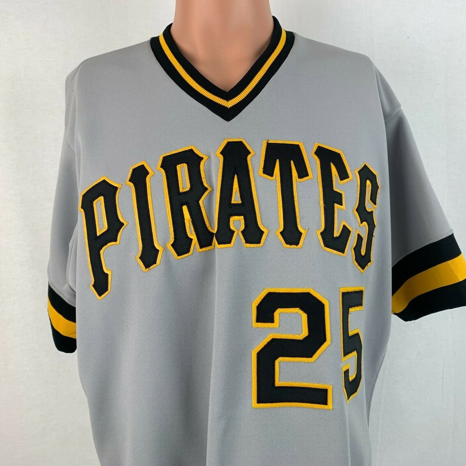 Rawlings Authentic Bobby Bonilla Pittsburgh Pirates Jersey Vtg 90s MLB Sewn  44