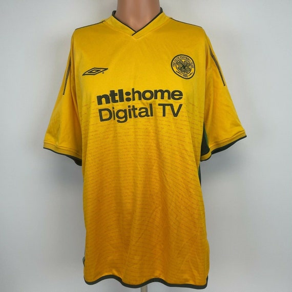 Umbro Celtic FC Vapa Tech Soccer Jersey Vtg 2002 Scottish