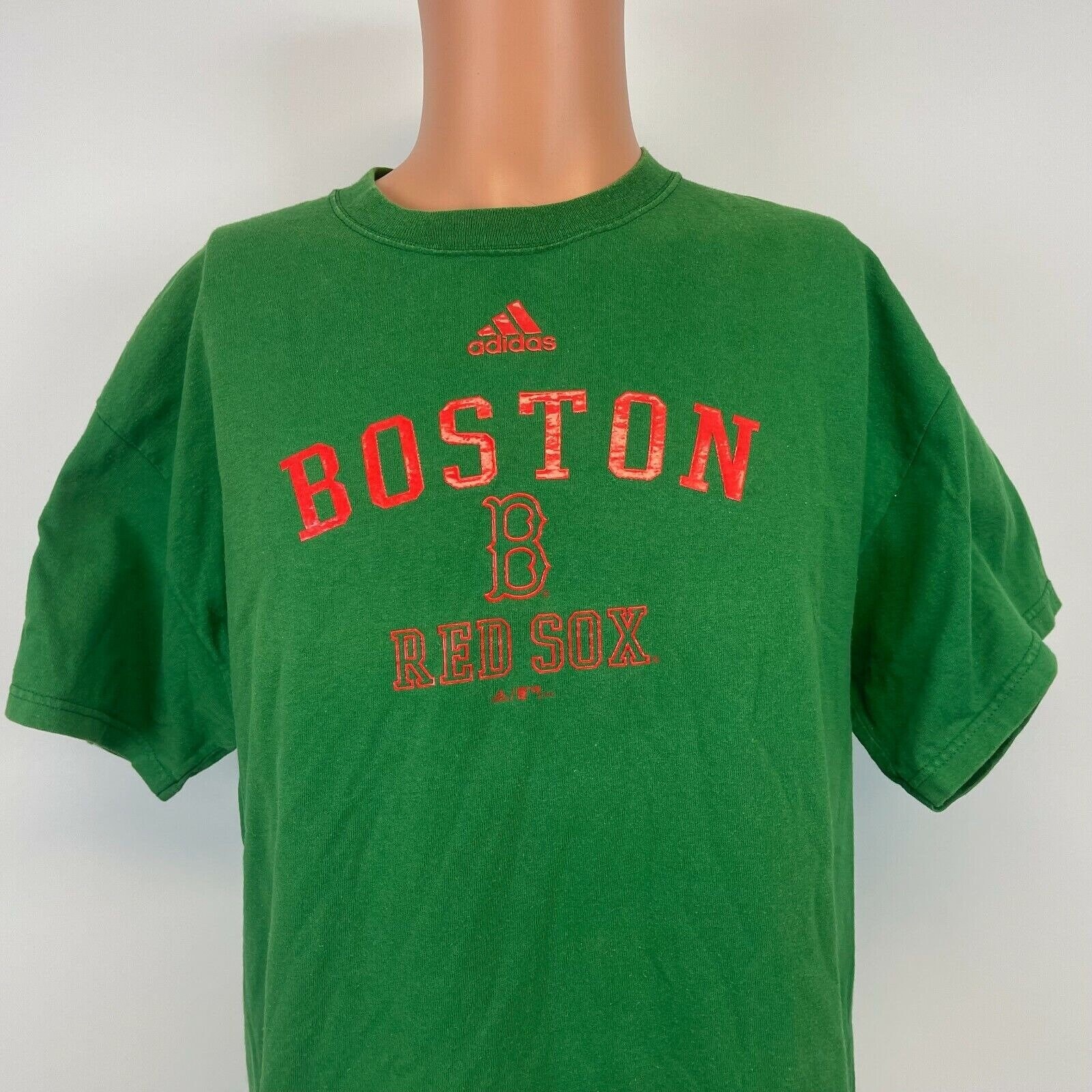Screen Stars Shirts | Vtg 80s Boston Red Sox Green Monster Mens L Large MLB Single Stitch T Shirt Nwt | Color: Green/White | Size: L | Viperbusiness's