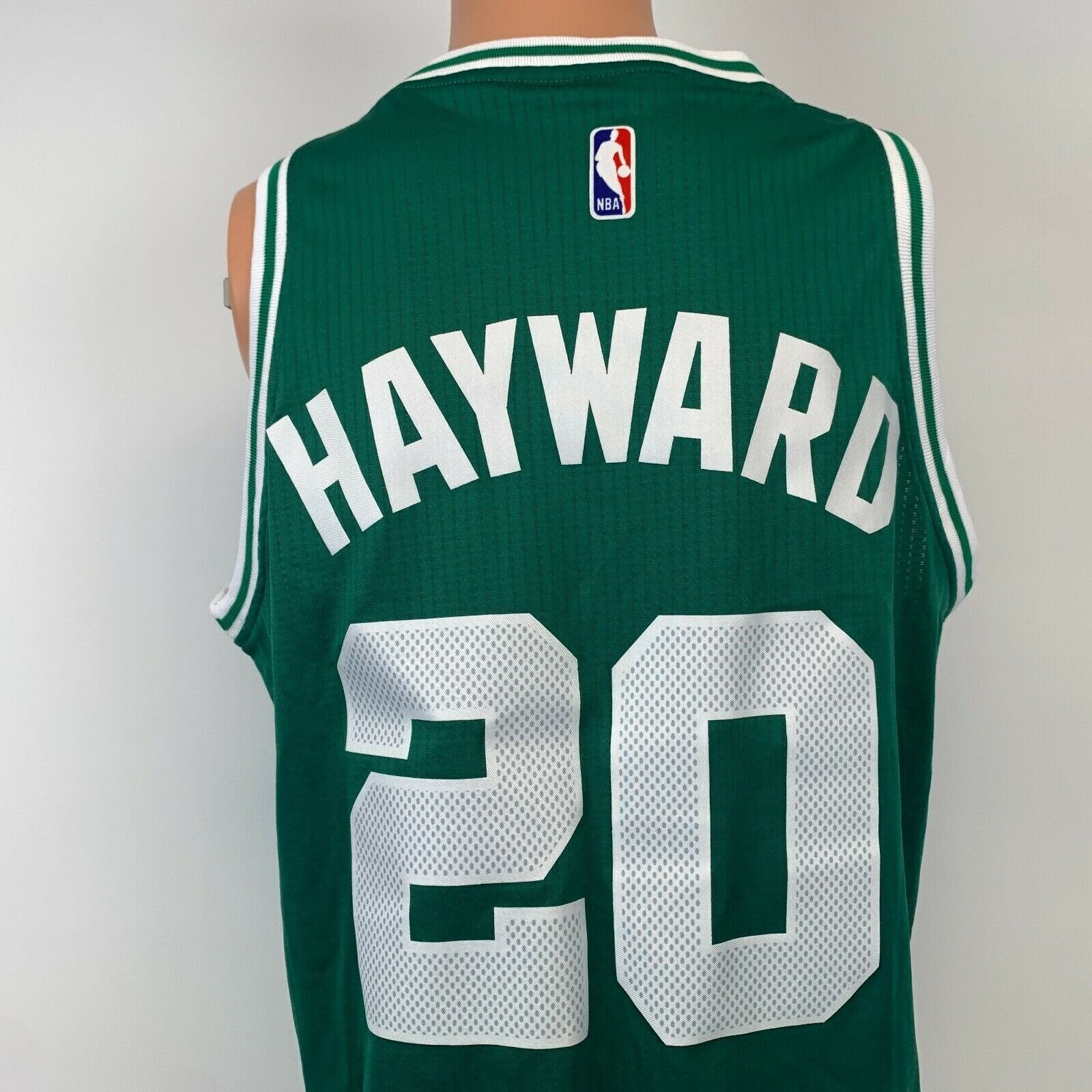 Men's Boston Celtics Gordon Hayward Nike Green Swingman Jersey