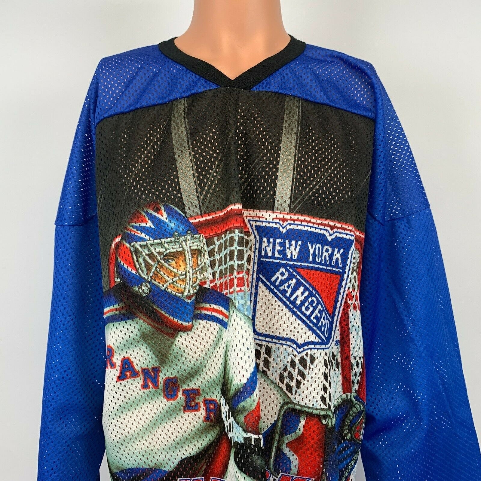 Vintage 1980s New York Rangers NHL CCM Hockey Jersey / -  Norway