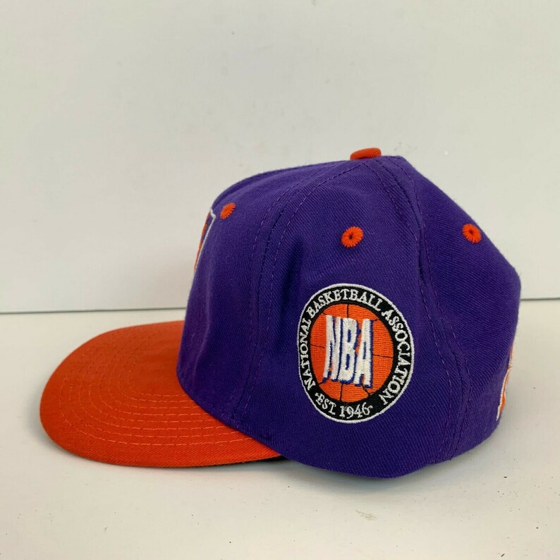 Starter Phoenix Suns Fitted Hat Cap Vtg 90s NBA Basketball Etsy