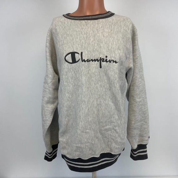 Champion Embroidered Script Reverse Weave Ringer … - image 2