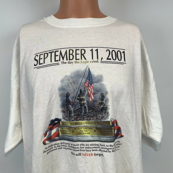 September 11 2001 Remembrance T Shirt Vtg New York