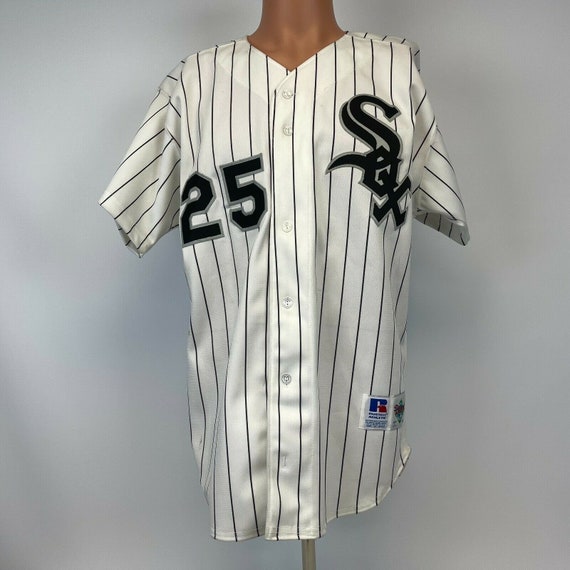 Russell Authentic Jim Abbott Chicago White Sox Je… - image 2