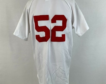 Majestic Boston Red Sox Jersey Number 52 MLB Baseball Home Sewn