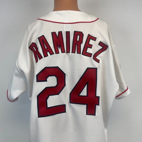Russell Authentic Manny Ramirez Cleveland Indians Jersey Vtg 