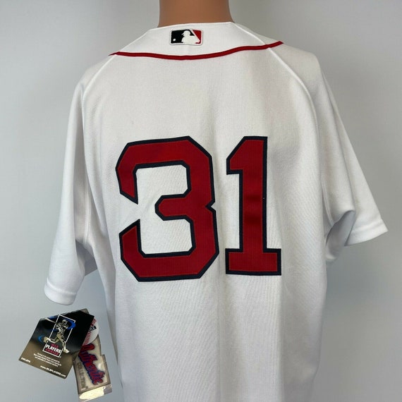 NEW Mens Majestic Blank Back Boston Red Sox Red MLB Stitched Baseball Jersey