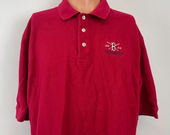 Camiseta polo de los campeones de la Serie Mundial 2004 de los Boston Red Sox, béisbol vintage de la MLB, talla XL