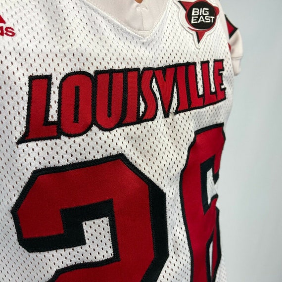 Louisville Cardinals adidas Practice Jersey - Football Men's White/Red New