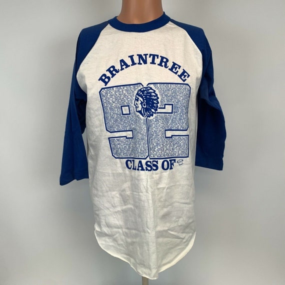 Braintree High School Class Of 1992 Raglan T Shirt Vt… Gem