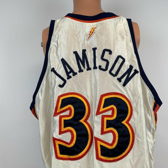 Vintage Golden State Warriors Antawn Jamison Reebok Basketball
