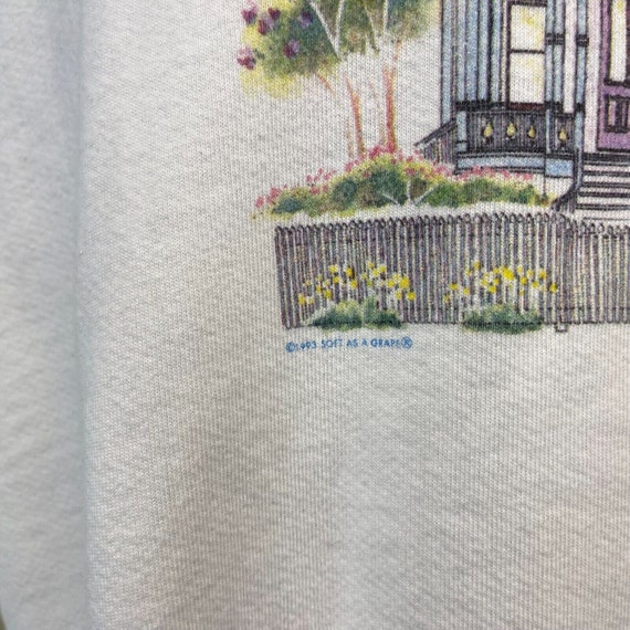 Marthas Vineyard House Hoodie Sweatshirt Vtg 90s … - image 3