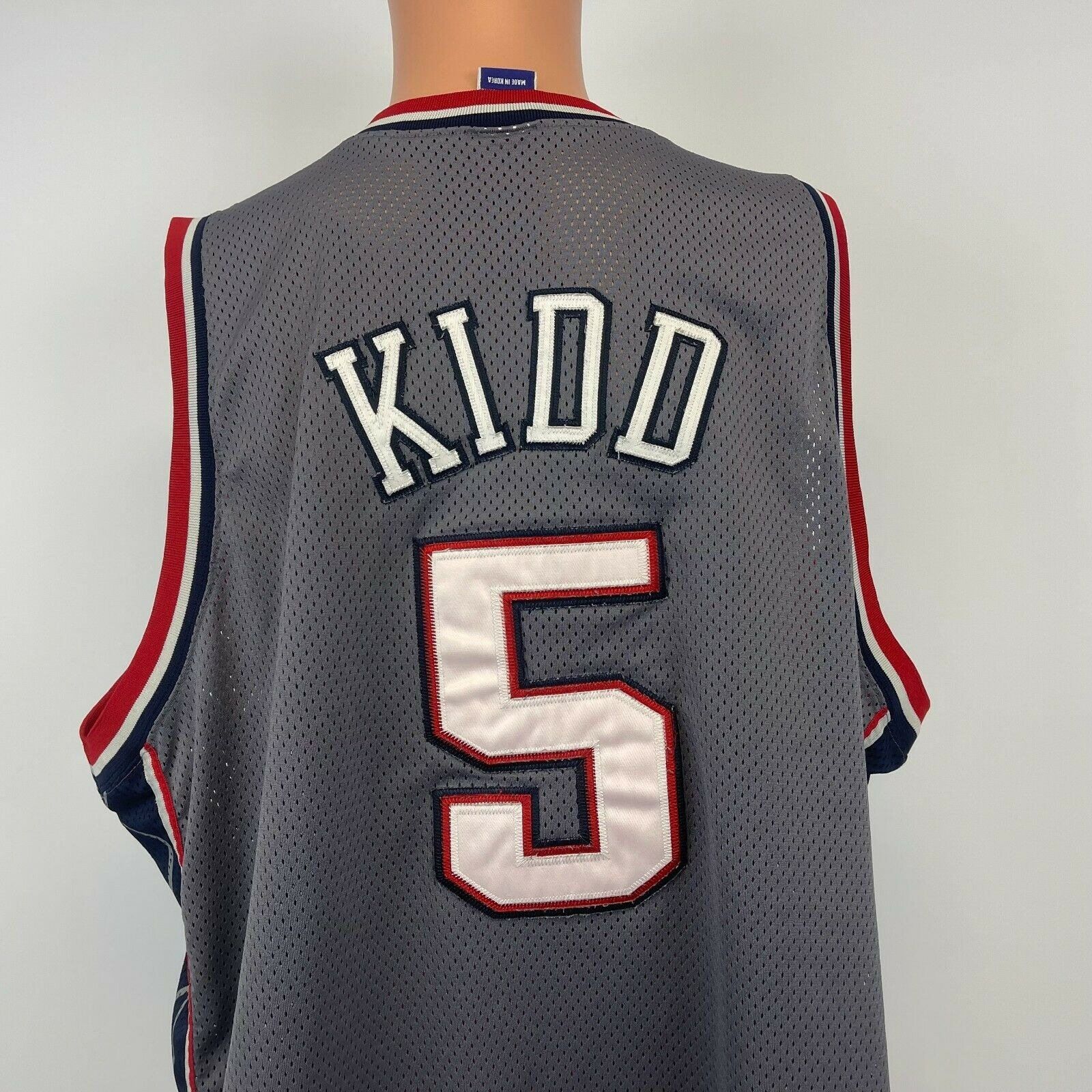 Vintage Jason Kidd New Jersey Nets Authentic Champion Jersey 56