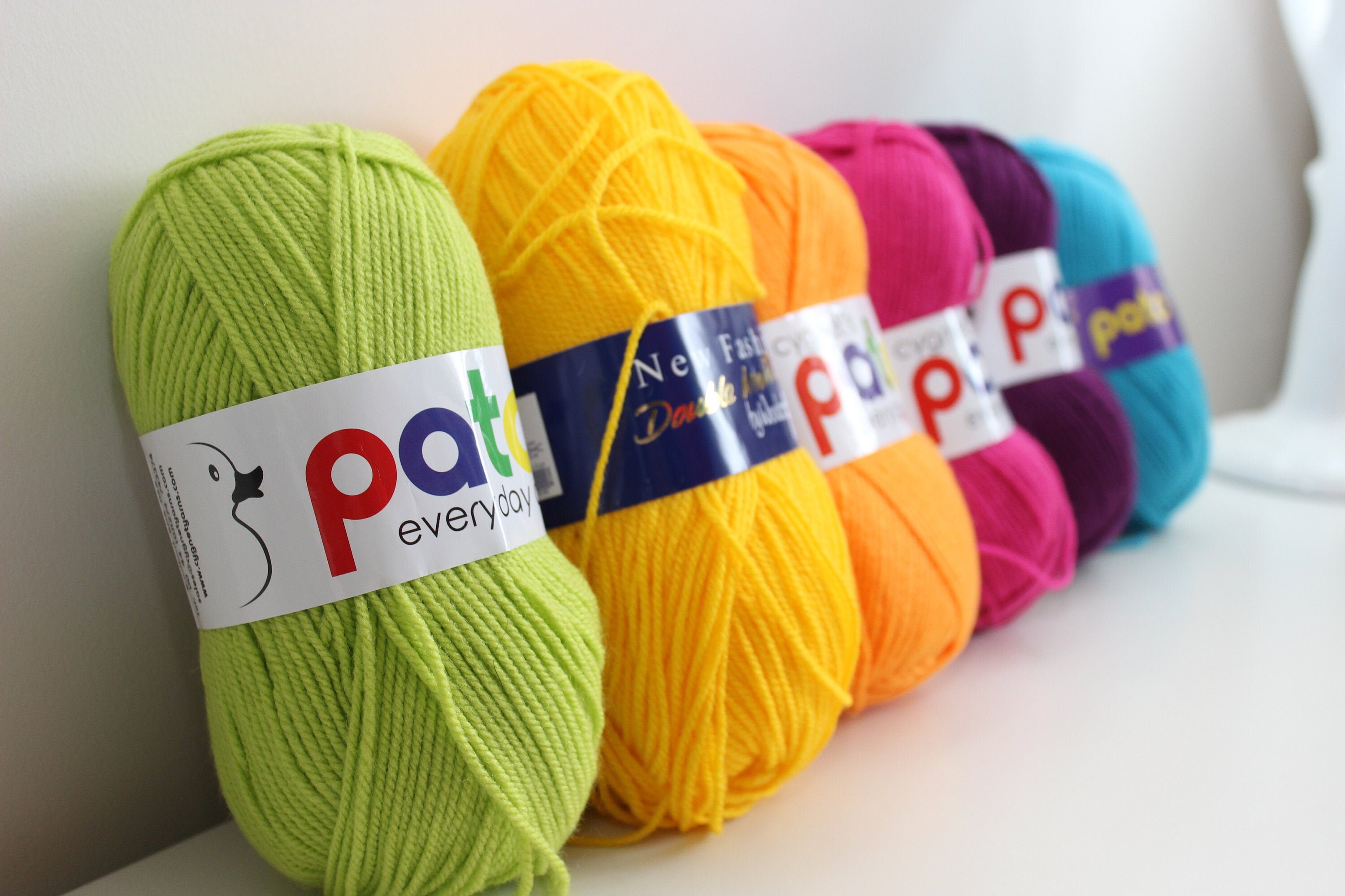 6 x Balls Rainbow Multi Yarn Pack bulk yarn bundle yarn for Etsy
