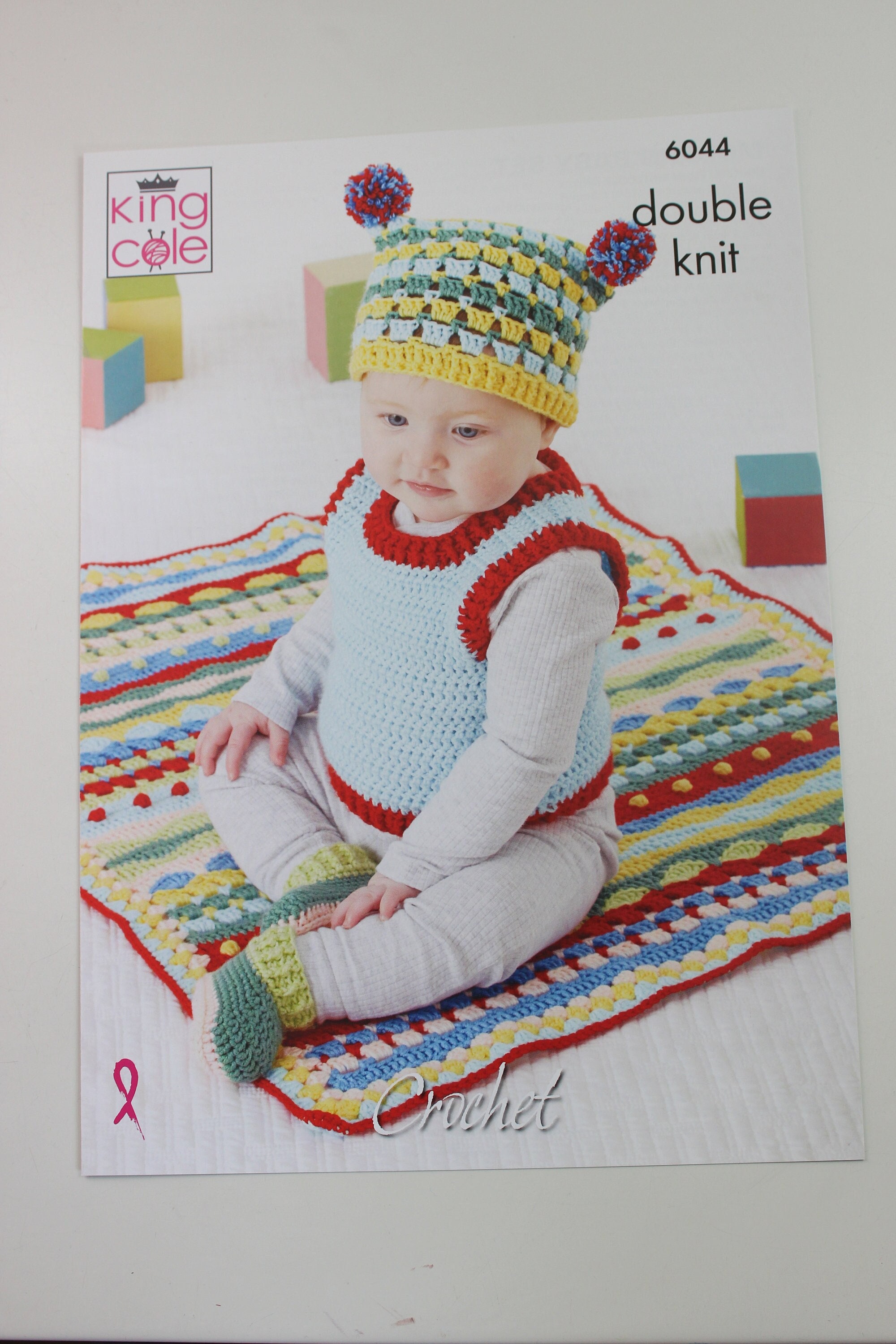 King Cole Modern Baby Set Crochet Pattern 6044 - Double Knit King Cole Modern Baby Set Crochet Pattern 6044 - Double Knit