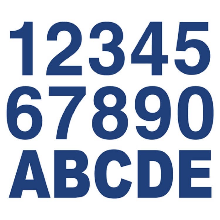 Custom Boat Registration Letters Numbers 3 Inch Reflective or Etsy