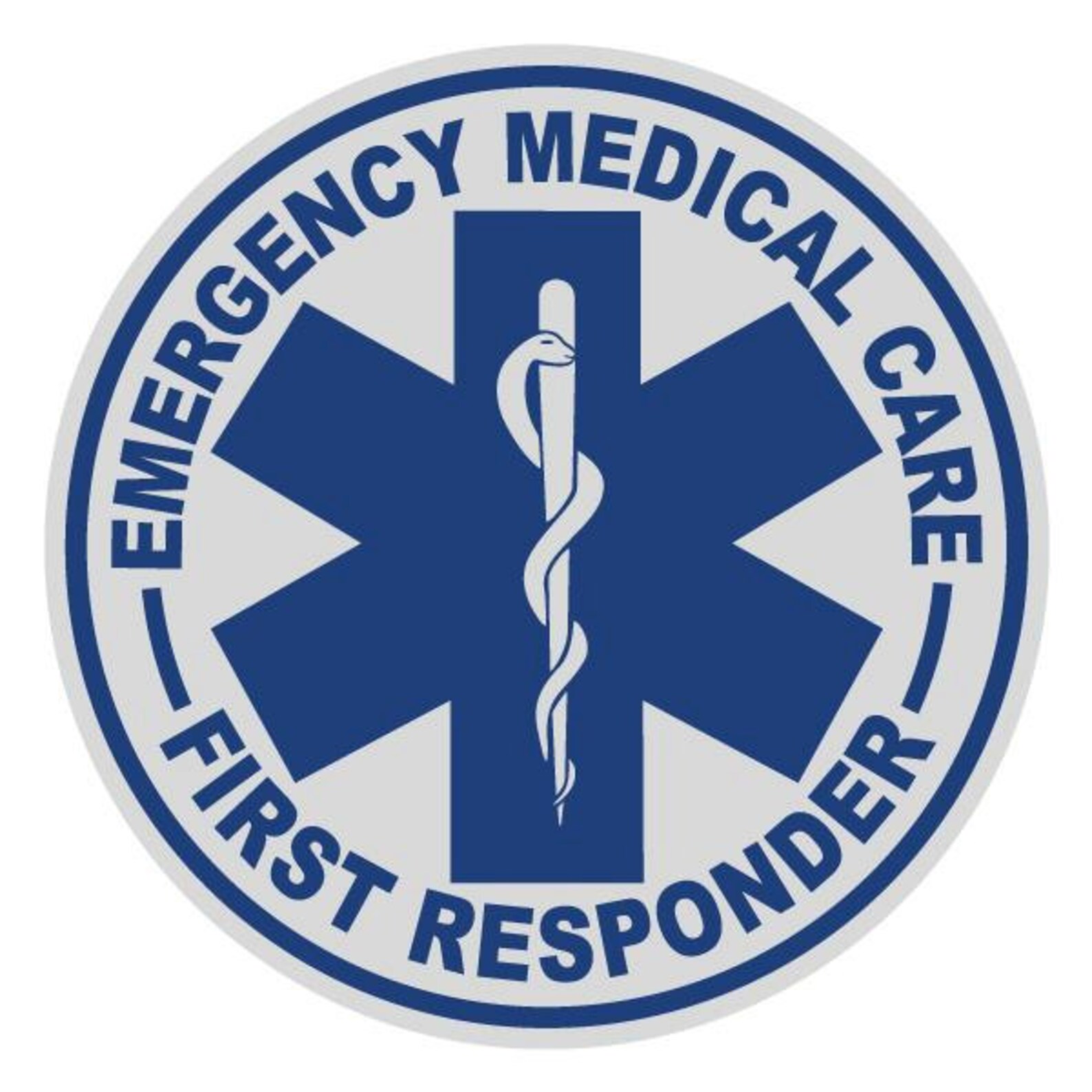 First Responder Reflective Decal Sticker Emergency Medical Etsy