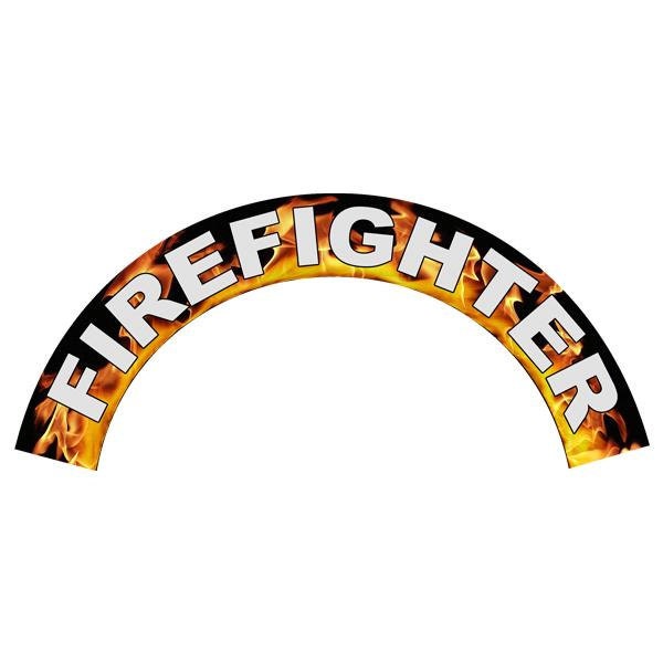 Instructor 3M Reflective Fire/Rescue/EMS Helmet Crescents Decal set 