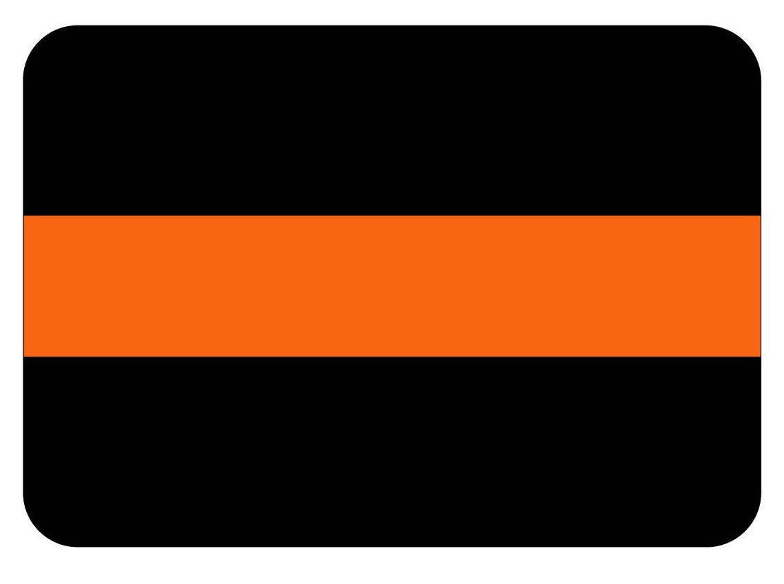 Search & Rescue Thin Orange Line Reflective Car Window Truck Etsy