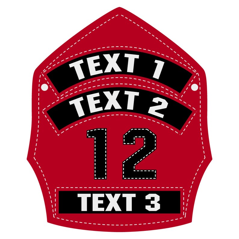 Firefighter Custom Made Reflective Window Decal Sticker Made Etsy