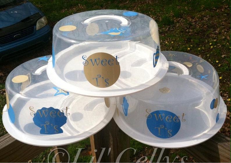 Set of 3 Reusable Cake Containersbaked Goodscookie Etsy