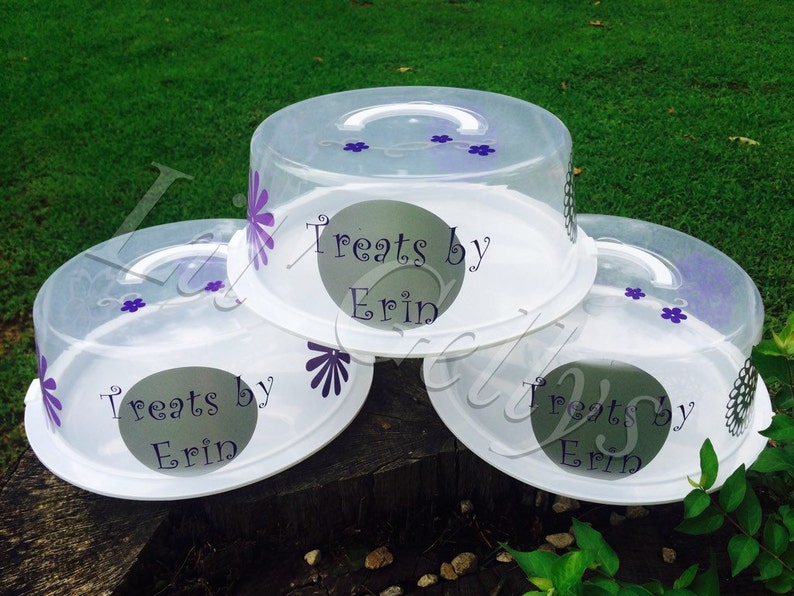 Set of 3 Reusable Cake Containersbaked Goodscookie Etsy