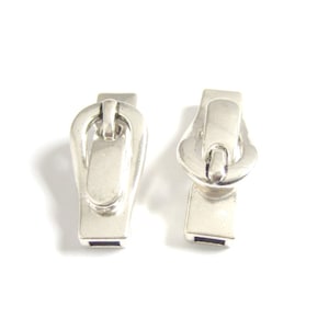 5 Sets Antique Silver 5x2mm Buckle Clasp 5mm flat leather clasps