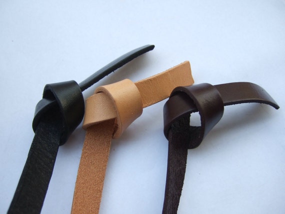 13mm Flat Leather Cord 13x2mm Black Natural Brown Real - Etsy