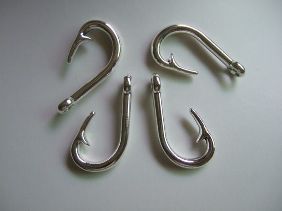Hook Clasp Cuff - 5mm Flat Antique Silver Hook Clasp Cuff - 5mm Flat Antique Silver