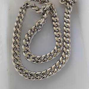 10mm Width Beveled Curb Stainless Steel Chain Open Link 10x12mm 3.0mm thick ,cuban necklace chain , bracelet chain ,