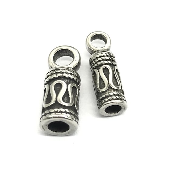 2pcs 316 Stainless Steel End Caps for 2mm 3mm Round Leather Etsy
