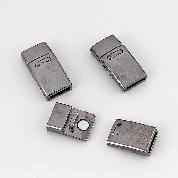 10mm x 2mm Magnetic Clasp for Flat Leather
