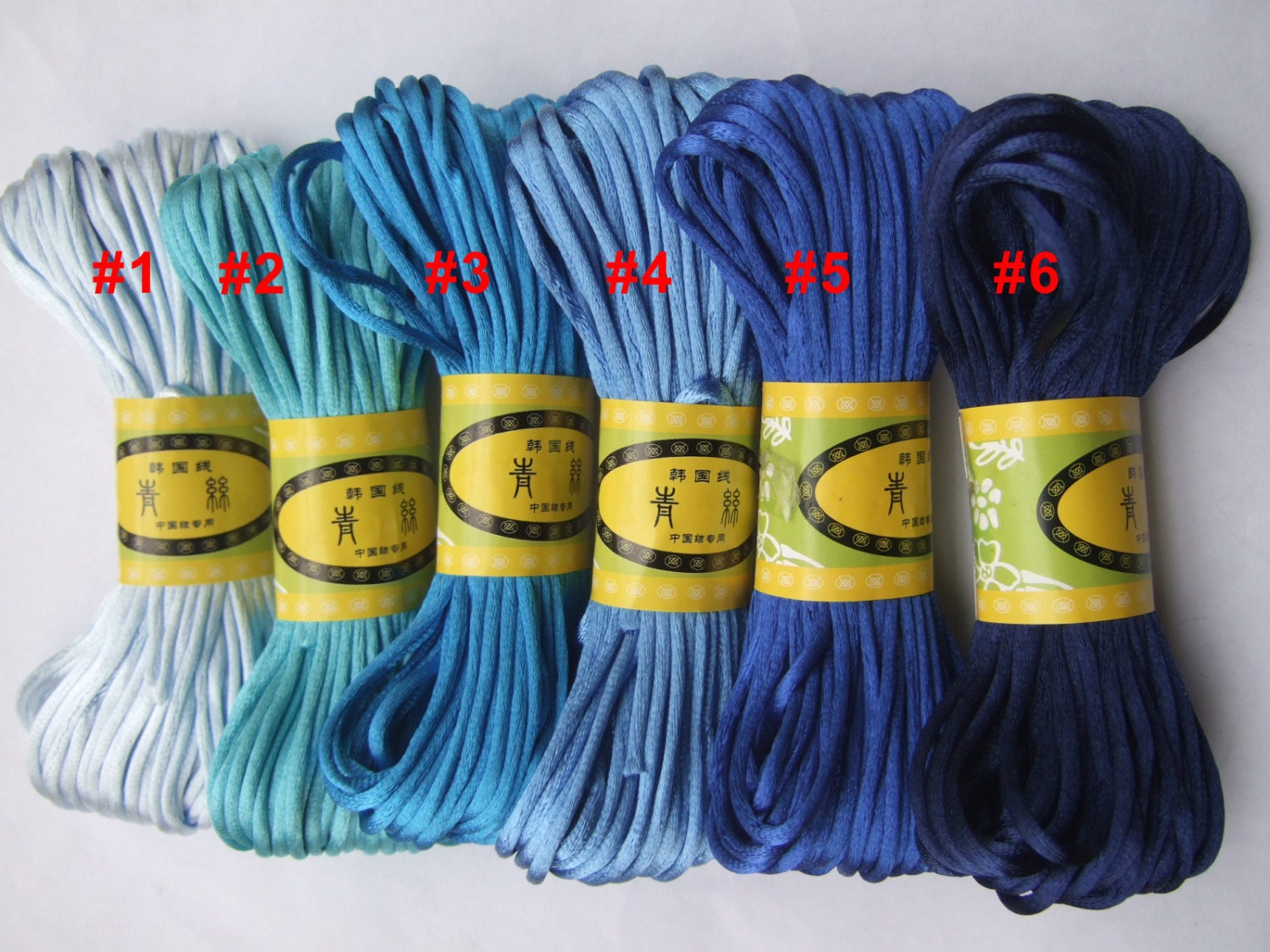 20 Yards Satin Rattail Cord Trim String 2mm - Etsy