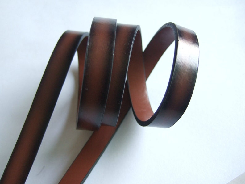 1 Meter Strips PU 10x2mm Flat Leather Cords for Bracelet Jewelry Findings Crafts