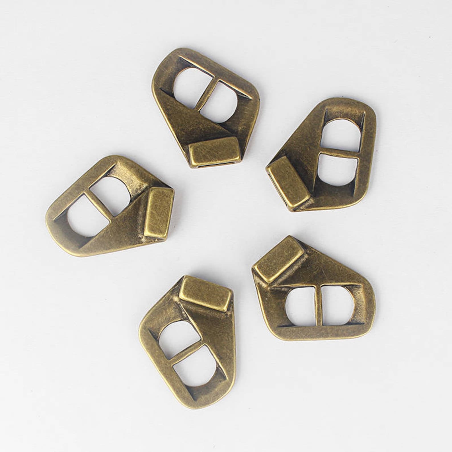 3pcs Antique Bronze 10x2mm Buckle Clasp for 5mm 10mm Flat Etsy