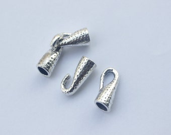 5 Sets Antik Silber Hakenverschluss für bis zu 6,5mm Rundes Lederband AK144