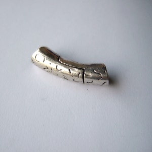 3 Sets Clasps Round Hole Clasp for up to 6.8mm Leather - Antique Silver