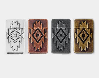 3 Sets 10x2mm Textured Flat Clasp 5mm 10mm Flat Leather Clasp Leather Bracelet Clasps  four colors choose