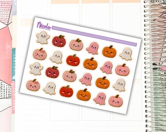 Cute Halloween Stickers | Embroidered Look