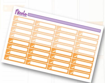 Rekeningbetalingsstickers | Planner