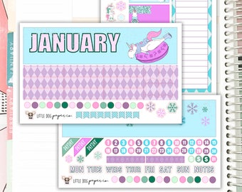 January Monthly View Kit