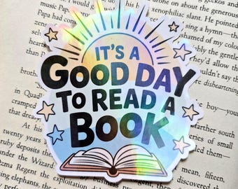 It's a Good Day to Read a Book Sticker | Junk Journal | Scrapbook | Planner