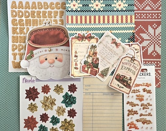 Christmas Junk Journal Kit | Scrapbook