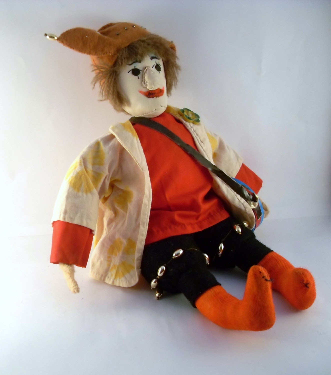 Vintage Rag Doll/vintage Handmade Doll/vintage Felt Etsy