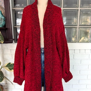 Red Duster Sweater Etsy