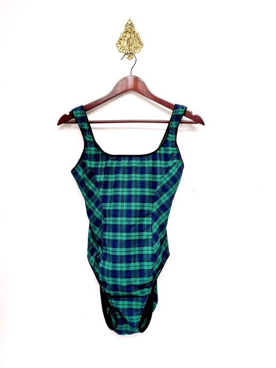 plaid swimsuit