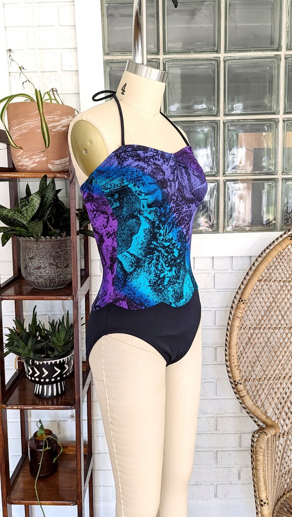 Albert Nipon/Colorful One Piece Swimsuit/80's/90'… - image 4