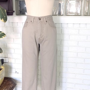 Levi&#39;s 505/Vintage 2000&#39;s Gender Neutral Tan/Beige Denim Jeans/31&quot; Waist/Straight Leg